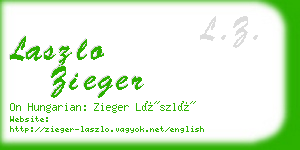 laszlo zieger business card